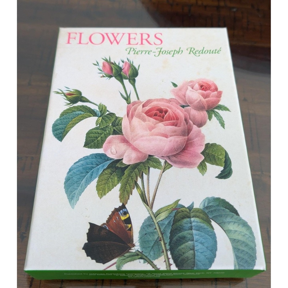 teNeues Pierre-Joseph Redoute Flowers 20 Notecards Envelopes Botanical Art Box